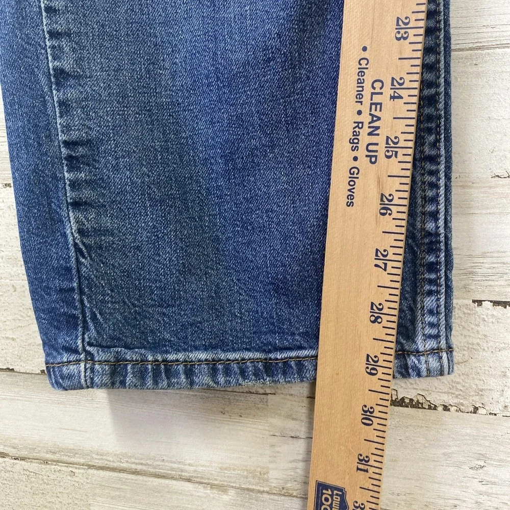 Levi's 559 Jeans Men 36x30 Blue Denim Relaxed Straight Fit Whiskered Medium Wash